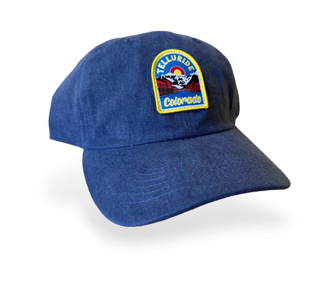 Telluride Colorado Navy Dad Hat