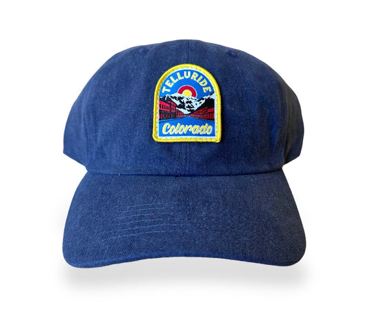 Telluride Colorado Navy Dad Hat