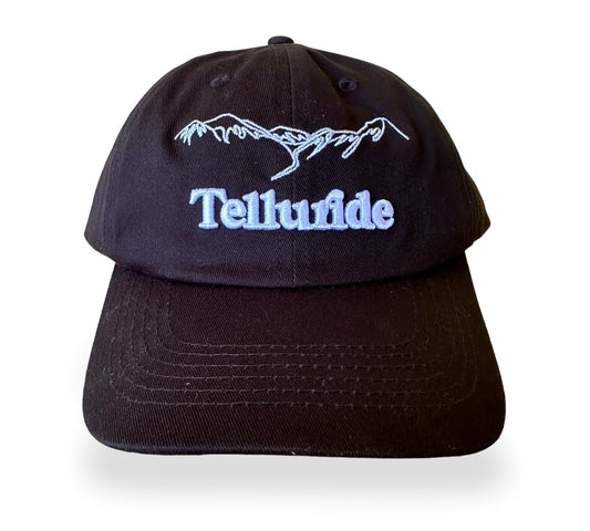 Telluride Lift Line Black Dad Hat