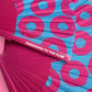 Donut Hand Fan - Pink Blue