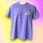 Telluride Banjo Fox T Shirt Purple