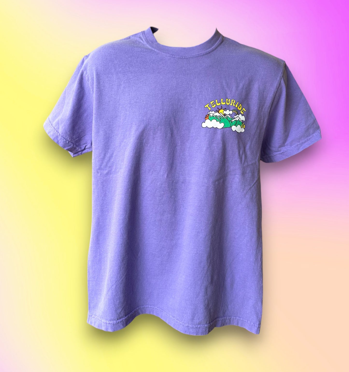 Telluride Banjo Fox T Shirt Purple