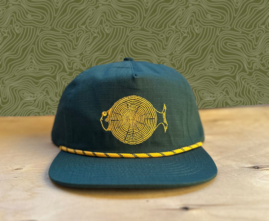 Timber Fish Tour Hat - Forest Green