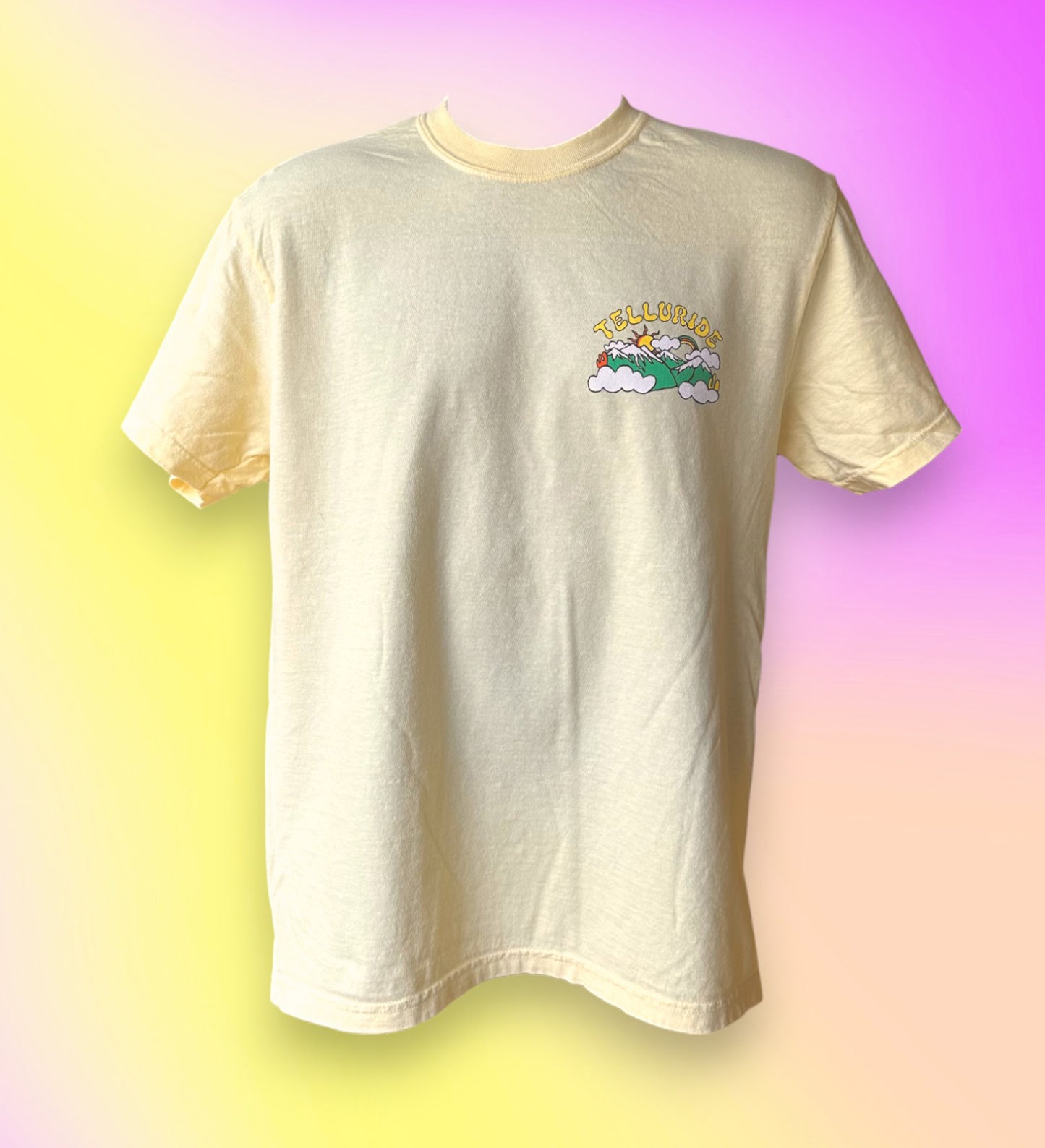 Telluride Banjo Fox T Shirt Yellow