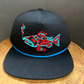 Native Fish Canvas Hat- Black