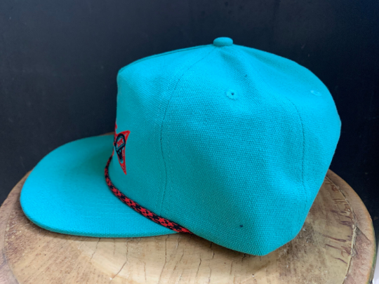 Native Fish Canvas Hat- Teal