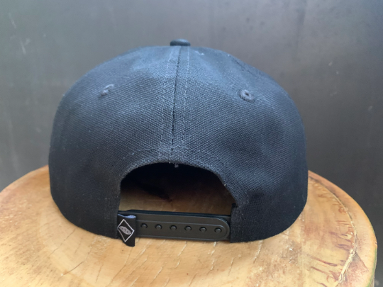 Native Fish Canvas Hat- Black