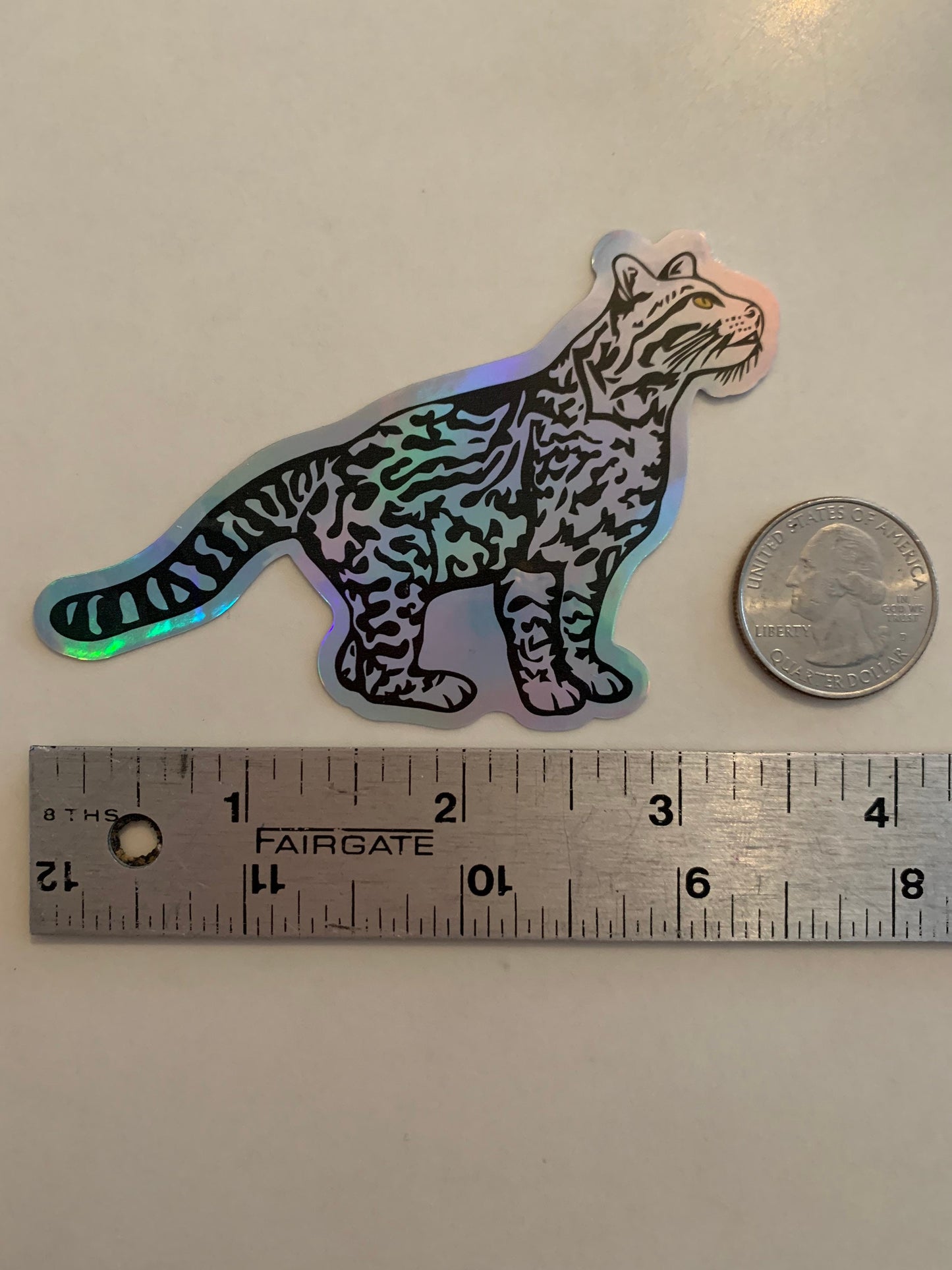 Holagraphic Ocelot Sticker