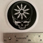 Dead Skull Snowflake Sticker (2)