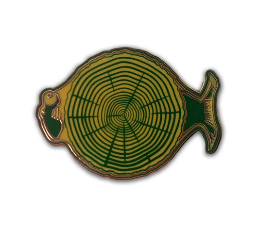 Timber Fish Pin