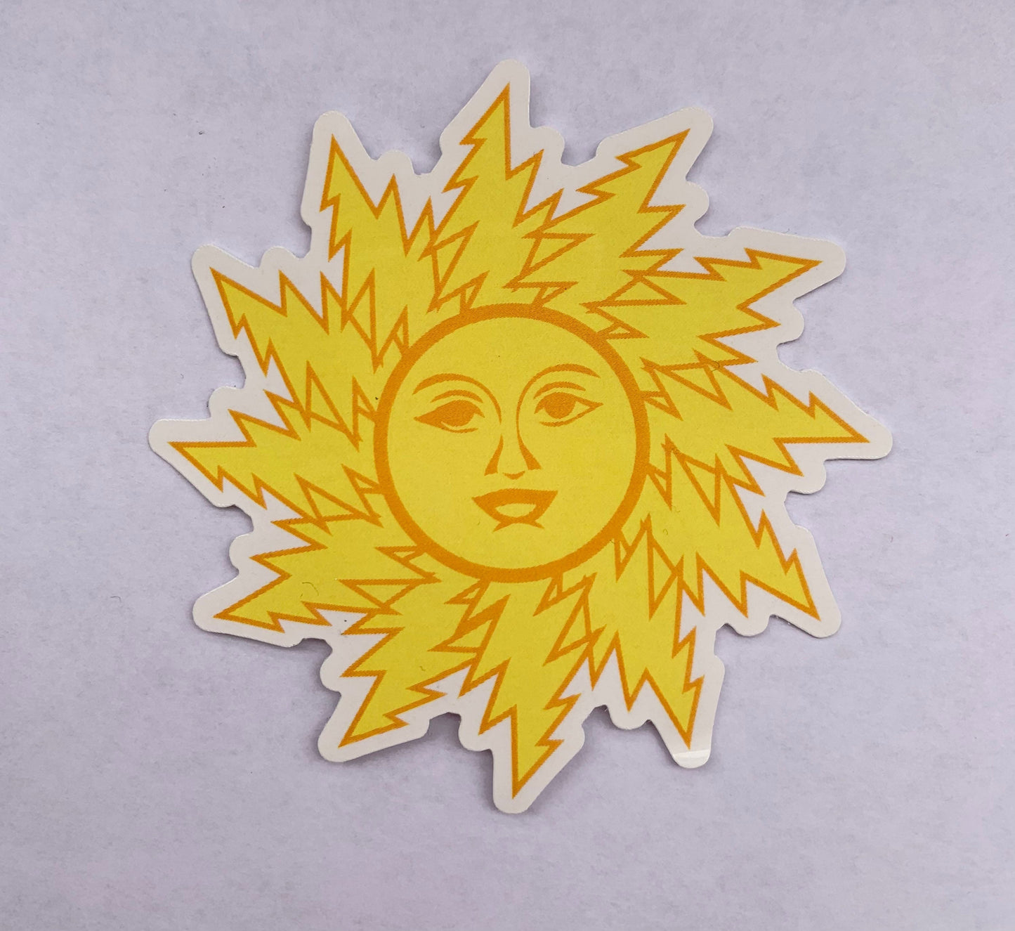 Dead Bolt Orange Sunshine Stickers Gold (2)