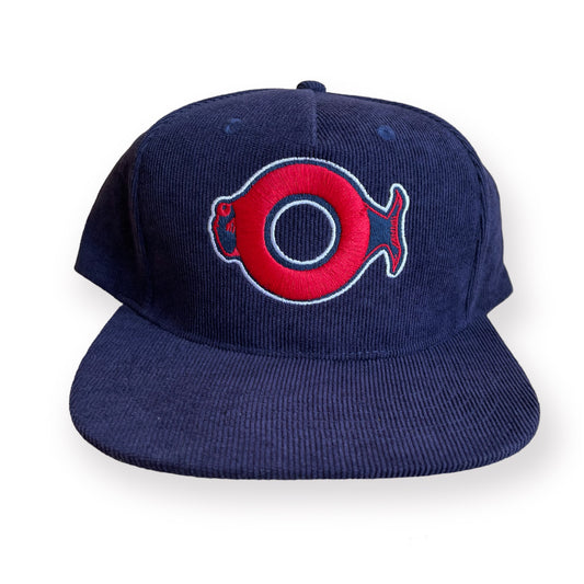 Donut Fish Corduroy Snap-Back Hat