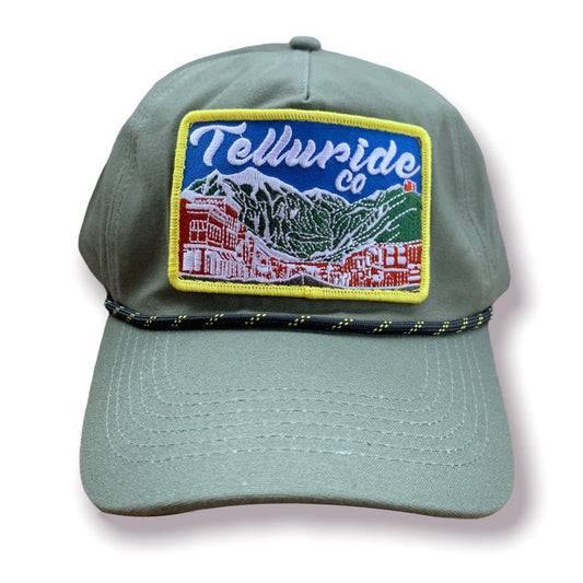 Telluride Colorado Hiking Patch Hat